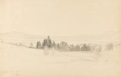 Der Hopfensee bei Füssen by Карл Швайх, 1860 — digital art print download