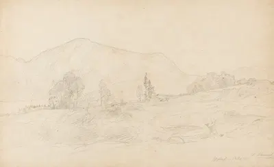 Schlehdorf am Kochelsee by Carl Schweich, 1855 — digital art print download
