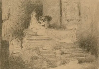 Romeo and Juliet, V, 3, the tomb scene by Даниэль Макиллис — digital art print download