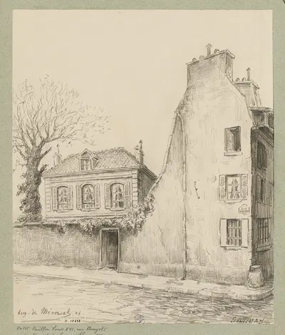 Petit pavillon Louis XVI rue Amyot by Эжен де Менорваль, 1904 — digital art print download