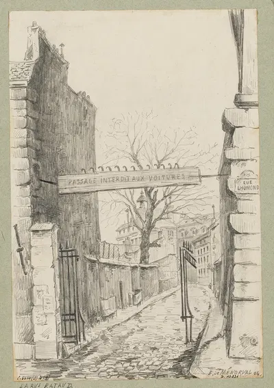 Rue Rataud by Эжен де Менорваль, 1904 — digital art print download
