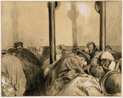 Chez Fradin, hôtel fin de siècle, rue Saint Denis. La salle du premier étage by Ф. Сеган, 1898 — digital art print download