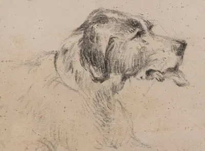 Dog. by Феликс Октавиус Карр Дарли — digital art print download