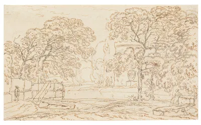 Landscape study by Франц Кобелл — digital art print download