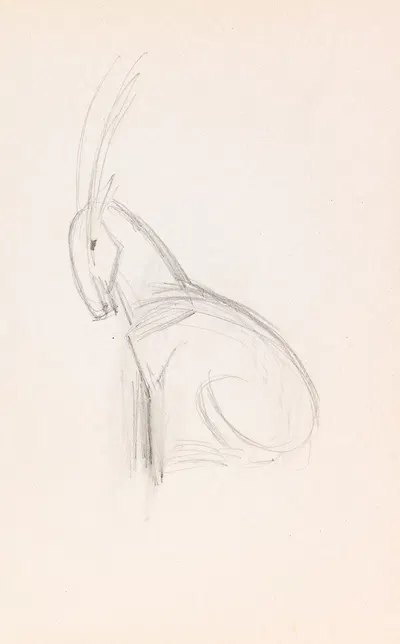 Kleiner Steinbock by Франц Марк, 1913 — digital art print download