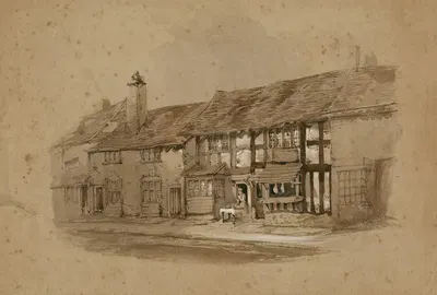 Shakespeare's Birthplace by Джордж Роу — digital art print download