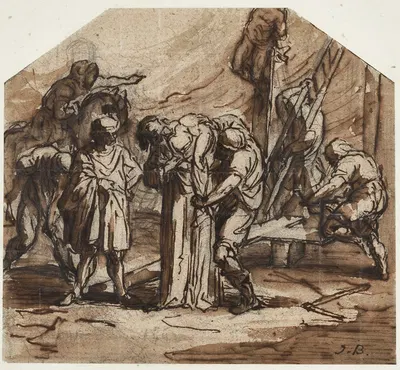 Dessin pour l'église Saint-Jacques-Saint-Christophe de la Villette by Jean-François Brémond — digital art print download