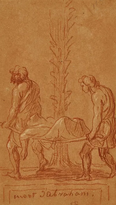 Mort d'Abraham by Jean-François Brémond, 1843 — digital art print download