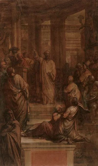 Saint Paul à Ephèse by Jean-François Brémond — digital art print download