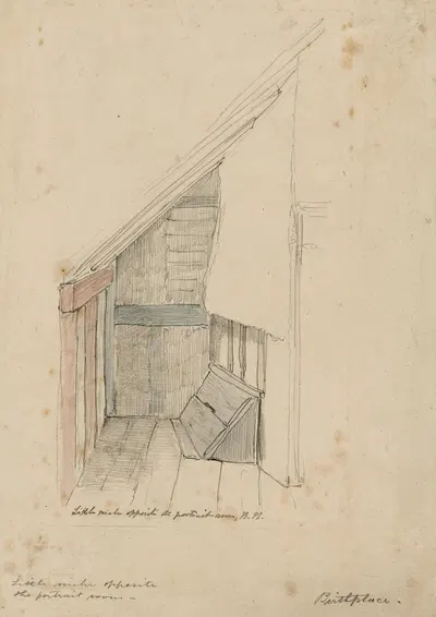 Niche opposite portrait room by John Thomas Blight — digital art print download