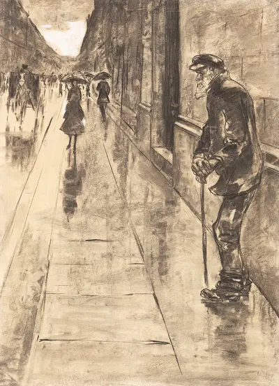 Berliner Straßenszene by Лессер Ури — digital art print download