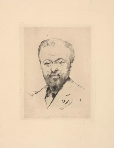 Jean Jacques Henner by Луиза Аббема, 1879 — digital art print download