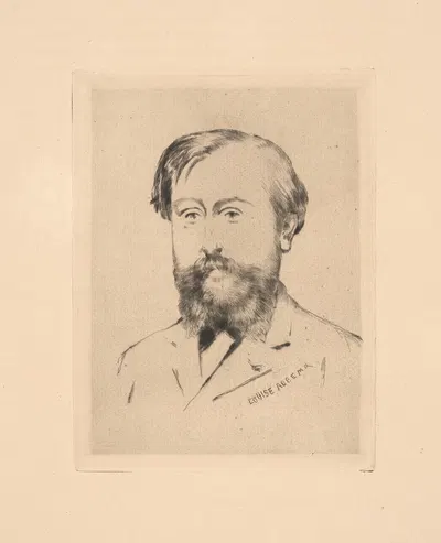 Leo Delibes by Луиза Аббема, 1879 — digital art print download