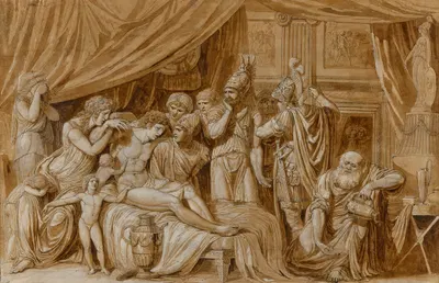 The Death of Germanicus by Luigi Ademollo — digital art print download