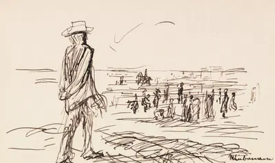 Am Strand by Макс Либерман, 1910 — digital art print download