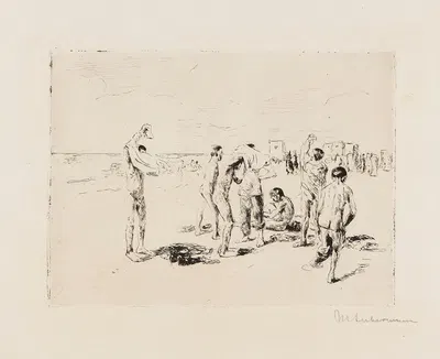 Badende Knaben by Макс Либерман, 1906 — digital art print download