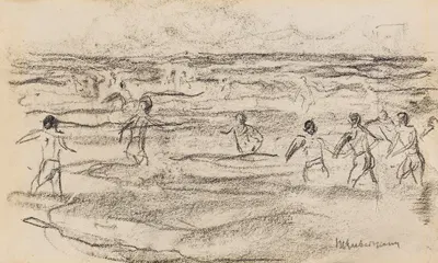 Badende Knaben by Макс Либерман, 1909 — digital art print download