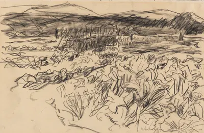 Kohlfeld by Макс Либерман, 1912 — digital art print download
