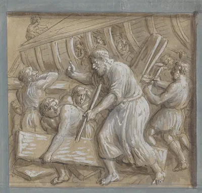 13 drawings after bas reliefs at Florence Pl.01 by Ogden Nicholas Rood — digital art print download