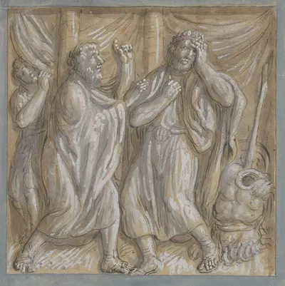13 drawings after bas reliefs at Florence Pl.04 by Ogden Nicholas Rood — digital art print download