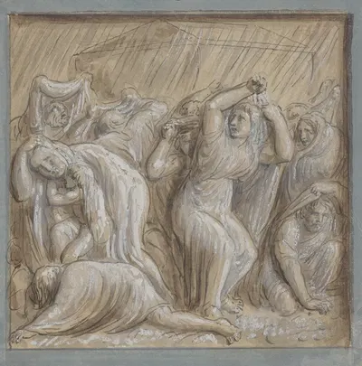 13 drawings after bas reliefs at Florence Pl.09 by Ogden Nicholas Rood — digital art print download