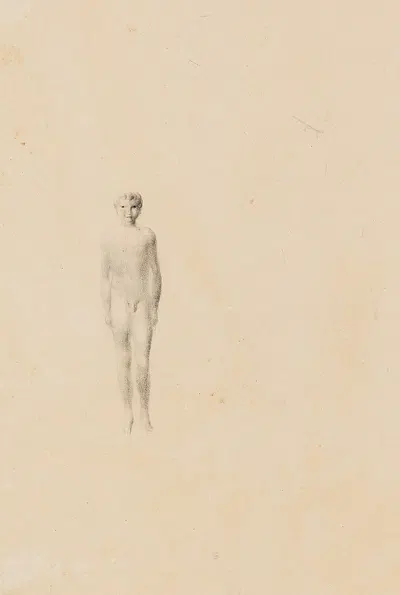 Stehender Knabenakt by Отто Мейер-Амден, 1920 — digital art print download