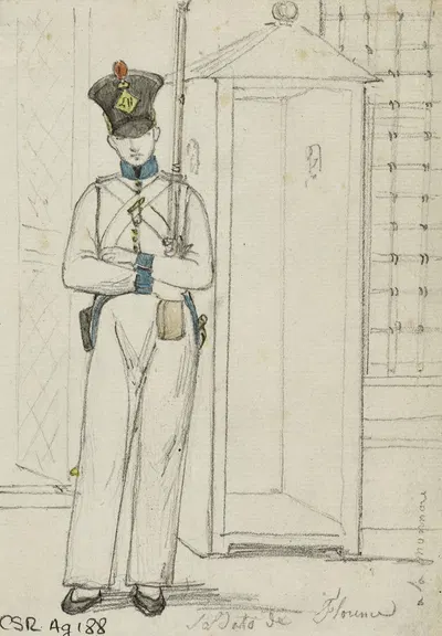 Soldat de Florence by Рене Маржолин — digital art print download