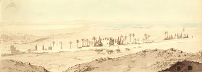 Landschaftsskizze von der Hochzeitsreise by Тина Блау, 1883 — digital art print download