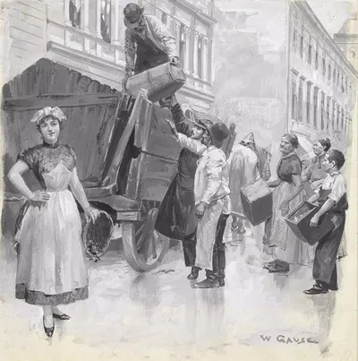 Mistbauer by Wilhelm Gause, 1890 — digital art print download
