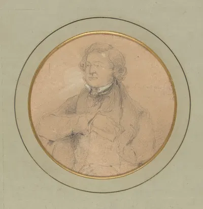 Self-portrait by William Makepeace Thackeray — digital art print download