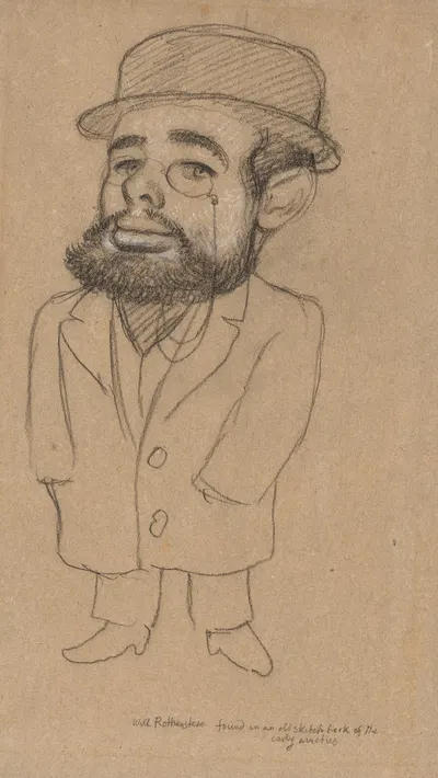 Portrait of Henri de Toulouse-Lautrec (1841-1930) by Уильям Ротенштейн, 1841-1930 — digital art print download