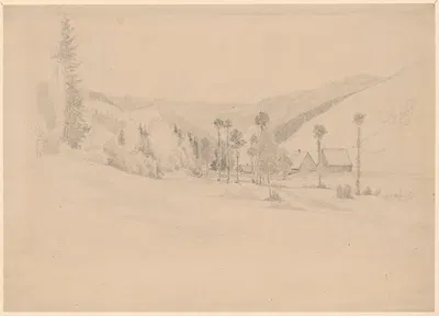 View of Sokołowsko by Адольф Дресслер, 1850-1881 — digital art print download