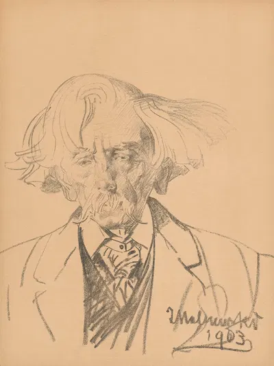 Head of an old man by Яцек Мальчевский, 1903 — digital art print download