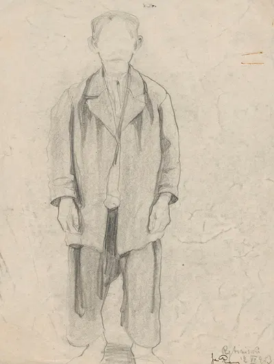 Peasant from Riebiņi by Jan Rembowski, 1903 — digital art print download