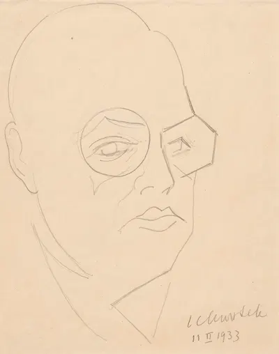 Self-portrait by Леон Хвистек, 1933 — digital art print download