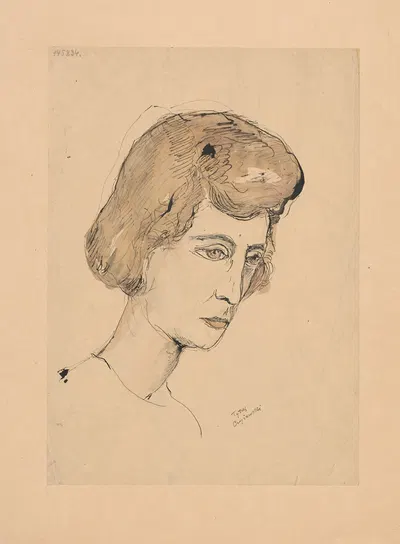 Woman’s head by Титус Чижевский — digital art print download