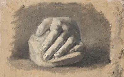 Study of a hand by Владислав Чахурский — digital art print download