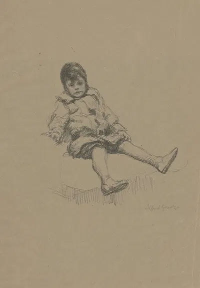 Kilderbildnis Jochen by Альфред Гратцер, 1909 — digital art print download