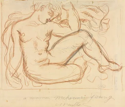 Nude Study by Аристида Маййоль, 1881–1944 — digital art print download
