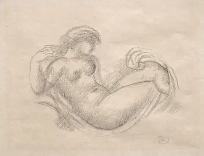 Woman in Cradle by Аристида Маййоль, 1925 — digital art print download