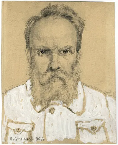An Exiled Tolstoyan. Irkutsk. by Борис Васильевич Смирнов, 1904 — digital art print download