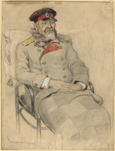 His Excellency Caught a Chill. Resting at his Dacha near Irkutsk. by Борис Васильевич Смирнов, 1904 — digital art print…