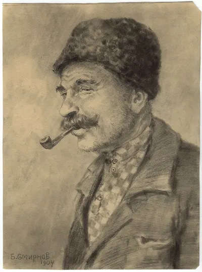 Siberia. Migrant from New Russia. by Борис Васильевич Смирнов, 1904 — digital art print download