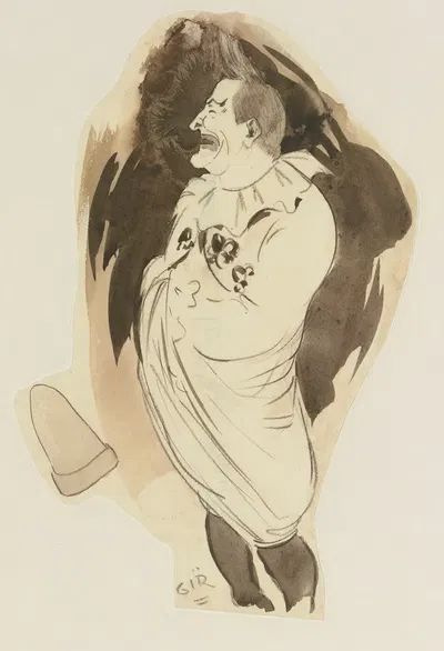 Footit, portrait en pied by Шарль Жир, 1908 — digital art print download