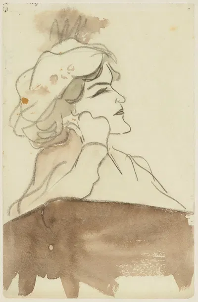 Portrait d'une spectactrice by Шарль Жир, 1908 — digital art print download