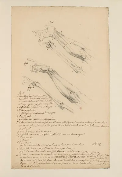 Cahiers d'Anatomie Pl.21 by Charles Monnet — digital art print download