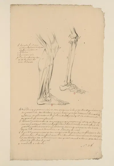 Cahiers d'Anatomie Pl.29 by Charles Monnet — digital art print download
