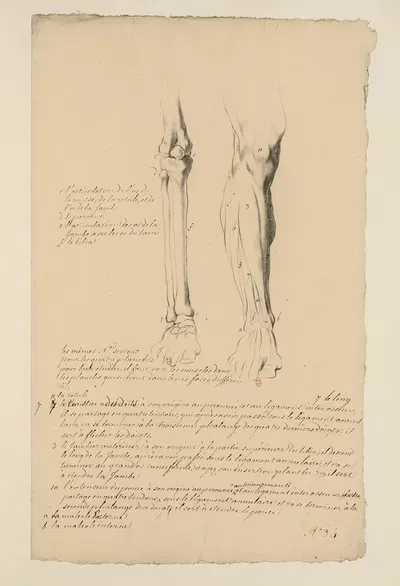 Cahiers d'Anatomie Pl.30 by Charles Monnet — digital art print download