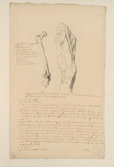 Cahiers d'Anatomie Pl.34 by Charles Monnet — digital art print download