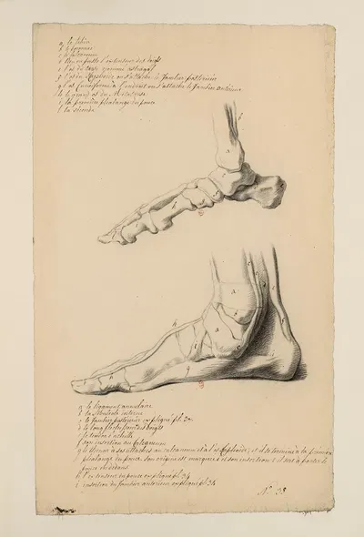 Cahiers d'Anatomie Pl.39 by Charles Monnet — digital art print download